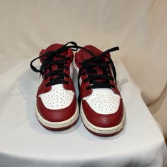 Nike Air Jordan 1 Low GS Reverse Black Toe 553560-163 Red White Black Size 6Y