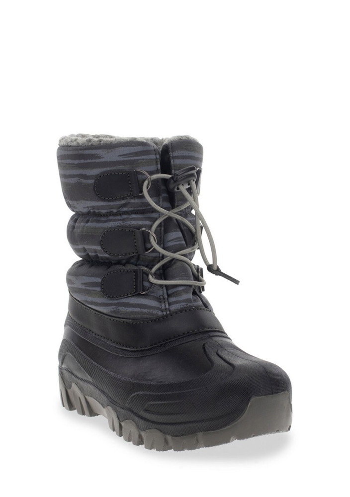 Members Mark Kids Snow Boots with Warm Cozy Lining Size 11/12