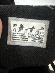 Kid’s 9c Jordan True Flight Black/Barely Volt-Hyper Royal (343796 074)(Sub box)