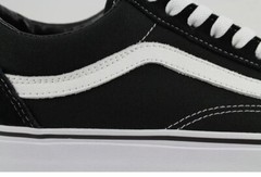VANS OLD SKOOL BLACK/WHITE CLASSIC SKATE 0W9T6BT BOYS GIRLS KIDS US YOUTH SIZE 2