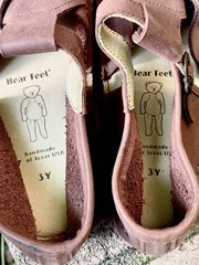 Bear Feet Shoes Handmade Genuine Leather Ergo Sandals 3 Y USA Handmade Texas