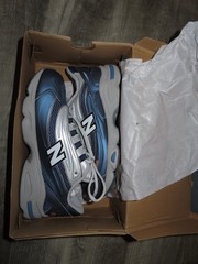 New Balance 1000 Vintage Indigo Light Silver Metallic (GS) GC1000PK Youth 5.5