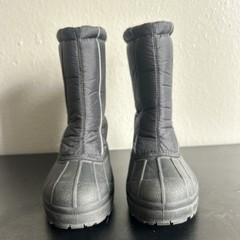 Sorel Black Fabric Snow Command Pull-On Boots Kids 5