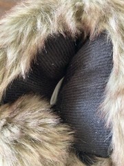 Lazy One Slipper Slippers Wolf Coyote Animal Paw Slipper Youth M Medium