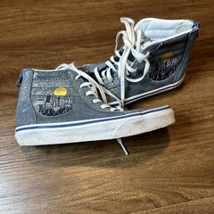 Vans Harry Potter Hogwarts Sk8-hi Zip Youth Kid’s Blue Shoes Size 2 Needs Laces