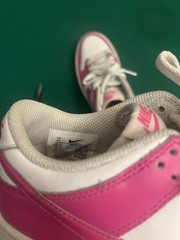 Nike Dunk Low Laser Fuchsia GS Size 4Y Pink Sneakers Shoes Barbie FB9109-102