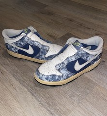 Nike Dunk Low 2008 Pro Blue Acid Wash Denim Vintage 344942-112 6.5Y Women’s 8