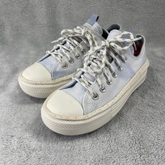 Converse Sneakers Kids 6 Blue Chuck Taylor All Star Move Platform Speckled