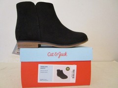 Cat & Jack Penelope Side Zip Toddler Kids Boots Black Size 11T