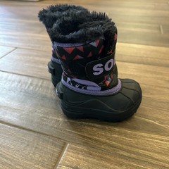 Sorel Snow Commander Waterproof Insulated Winter Snow Boots Toddler Size 5