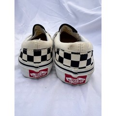 Vans Kids Checkerboard Slip-On Sneakers Black White US 12.0 Kids 721356