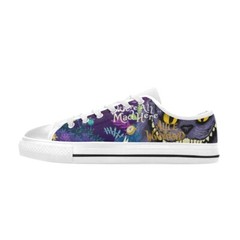 Alice in Wonderland Custom Canvas Sneakers High Top Shoes For Kids