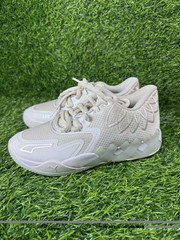 Boys Size 1PUMA MB.01 Low White Size 5 Worn Once