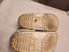 CROCS Vineyard Vines HOLIDAY PATCHWORK CLOGS Size 3 Kids J3 Christmas Unisex
