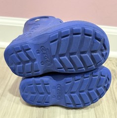 Crocs Kids’ Handle It Rain Boot Blue C8 Preowned 12803