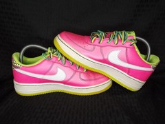 Nike Air Force 1 Pink Blast Volt Youth Size 7Y CW5761 600 No box