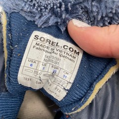 Sorel Snow Commander Winter Nylon Snow Boot Size 6