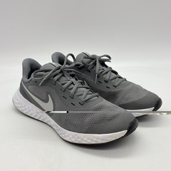 Nike Revolution 5 Cool Grey Lightweight Running Shoes BQ5671-004 Youth Size 7Y