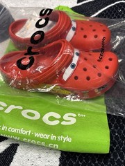 Crocs Lightning McQueen Toddler C13 Light Up Disney Pixar Crocs Cars W/ Tags