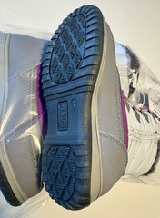 Totes Girls‘ Waterproof Warm Winter Snow Boots Purple White Gray Fur Size 1 15%O