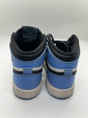 Nike Jordan 1 Retro High Sneakers Blue White Size US 11c Kids UNC FD1412-400.!!