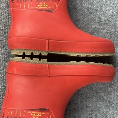 Pendleton Pilot Rock Mid Rain Boots Kids US 13/1 Red Rubber Waterproof