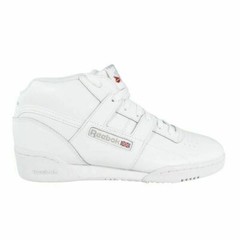 Reebok Classic Workout Mid Junior DV4672, WHITE, Youth 4, Men’s 4, Women’s 6