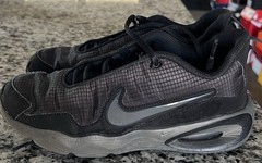 Nike Air Max Nova Lace-Up Sneaker Shoes Kids‘ Size 5Y Black/Cool Grey