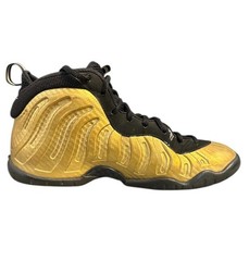 Nike Foamposite Little Posite Pro 644792-701 Size 5.5Y Gold Black