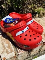 Crocs Lighting McQueen Limited C-13 Child 13 ⚡️ Classic Clogs Slip On Fast Ship.