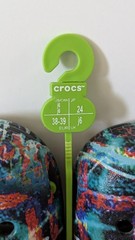 Crocs Classic Clogs Kids Print Graphic Rubber Size Youth 6 Women’s 7.5
