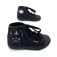 Big Kids Size 1 Heelys Star Wars Darth Vader Hustle Black & Red Sneaker HE101051