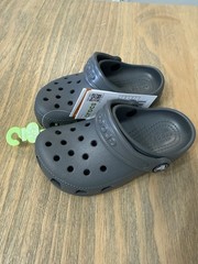 New Crocs Classic Clog Toddler C9 Slate Gray Unisex Shoes 206990-0DA