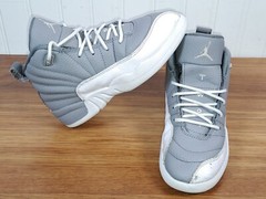 Jordan Retro 12 Stealth White-Cool Grey Toddler 13C 151186-015 Boys Girls