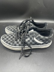 Vans Seldan Checkerboard Black/Pewter Shoes Youth Size 4.5/ Women’s Size 6/6.5