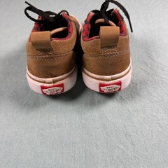 Vans Old Skool MTE Brown Suede Primaloft Leopard Print Kids Shoes Size 2.0