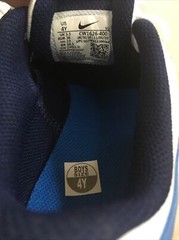 New Nike Air Max Bolt Size 4 Youth Blue And White CW1626 400