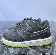 Nike Dunk Low SE PS Halloween Iron Grey Ghost Green DQ6217-001 Size 5C