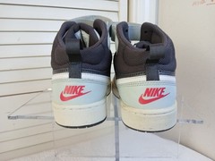 Nike Court Borough Mid 2,Medium Ash Light Silver, Youth,Size 5y,Shoes,CD7782-200