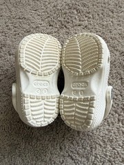Crocs Classic Slip On Clogs White Shoes Toddler Kids Size 5 C5