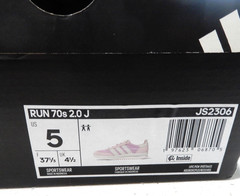 New & Authentic! Great Price! Adidas Kids RUN 70’s 2.0-Size 5-Purple/Pink/White