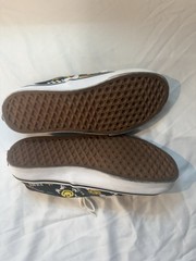 VANS Better Day Smiley Face Skateboarding Shoes M 5 / W 6.5 Black and Yellow