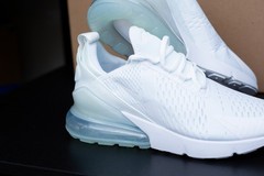 Size 7 (GS) – Nike Air Max 270 Low White Silver