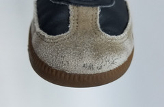 Adidas Samba OG Junior Kid’s Size 10K Soccer Shoes Black White Beige *See desc