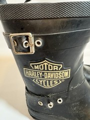 Harley Davidson Rubber Kids Boots 7/8