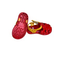 Mini Melissa Red Yellow Mickey Mouse Sandals Kids Disney Jelly PVC EXC 6