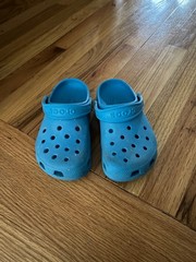 Genuine Crocs Classic Unisex Clog Sandal Shoe Blue Junior Kids Youth J1