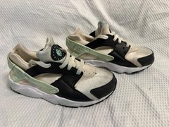Nike Air Huarache Run GS White Mint Foam Green Black 654275-116 12C children’s