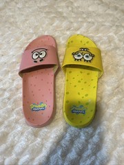 SpongeBob SquarePants Slides/Shoes,Brand New, Size 13 (Spongebob and Patrick)