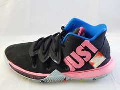Nike Kyrie Irving 5 Just Do It Black Volt Pink Basketball Youth Size 5Y FREE S&H